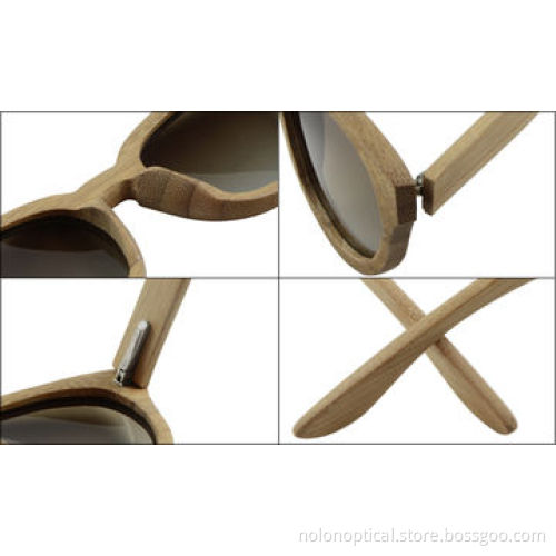 Natural bamboo fashionable sunglasses